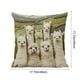 thumbnail image 3 of Funda de almohada con estampado de animales | Funda decorativa de 45 x 45 cm para sofá, cama y salón | Nailon suave y elastano para decoración de interiores y exteriores, 3 of 5