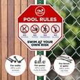 thumbnail image 4 of Pool Rules Sign, Pool Sign,, 4 of 8