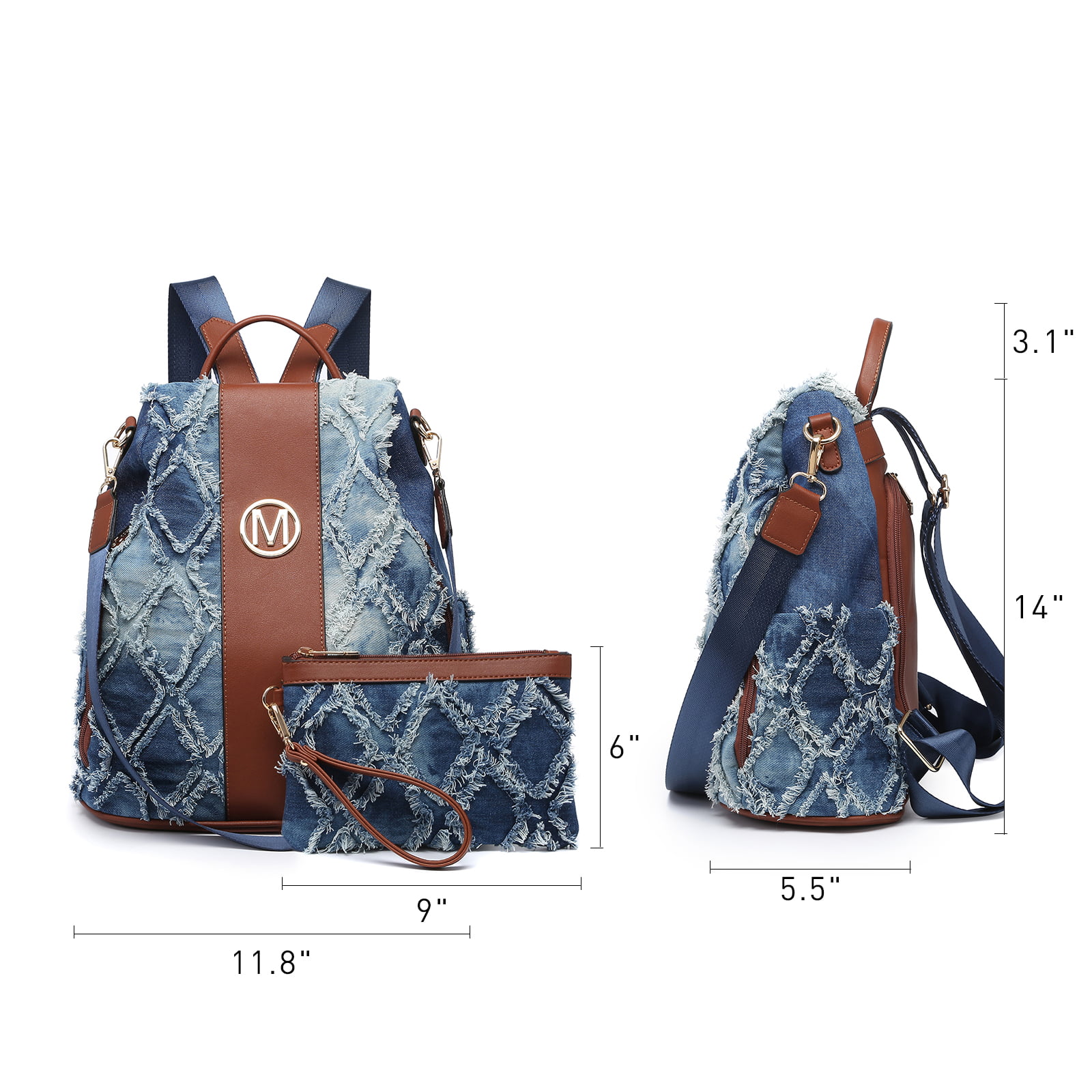  M Marco Women's Fashion Satchel Handbags with Matching