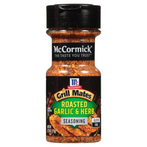 2x-McCormick Grill Mates Roasted Garlic & Herb Seasoning, 2.75 oz(packaging may vary)
