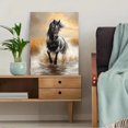 thumbnail image 5 of Qisvanset 12x16 Inch Framed Canvas Wall Art Doxology Vintage Flower Faith Baptism Gift Home Wall Art, 5 of 8