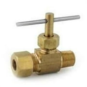 Anderson Metal 759101-0402 Low Lead Compression Straight Needle Valve