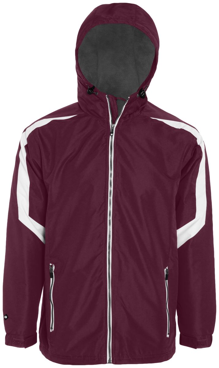 Holloway Sportswear L Charger Jacket Maroon/White 229059 - image 2 of 4