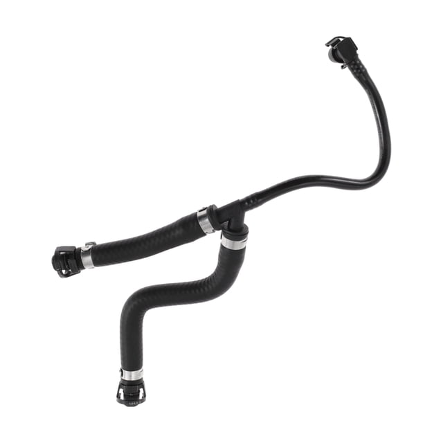 Unique Bargains 1 Pc Radiator Hose for Land Rover Defender 90 3.0L 2021-2023 Heater Hose Good Sealing Rubber Engine Black