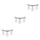thumbnail image 4 of Broche de perlas Qarigey Estilo elegante Esmalte Clips Cardigan Plata, 4 of 6