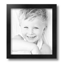 ArtToFrames 10" x 11" Black Picture Frame, 10x11 inch Black Wood Poster Frame (WOM-5141)