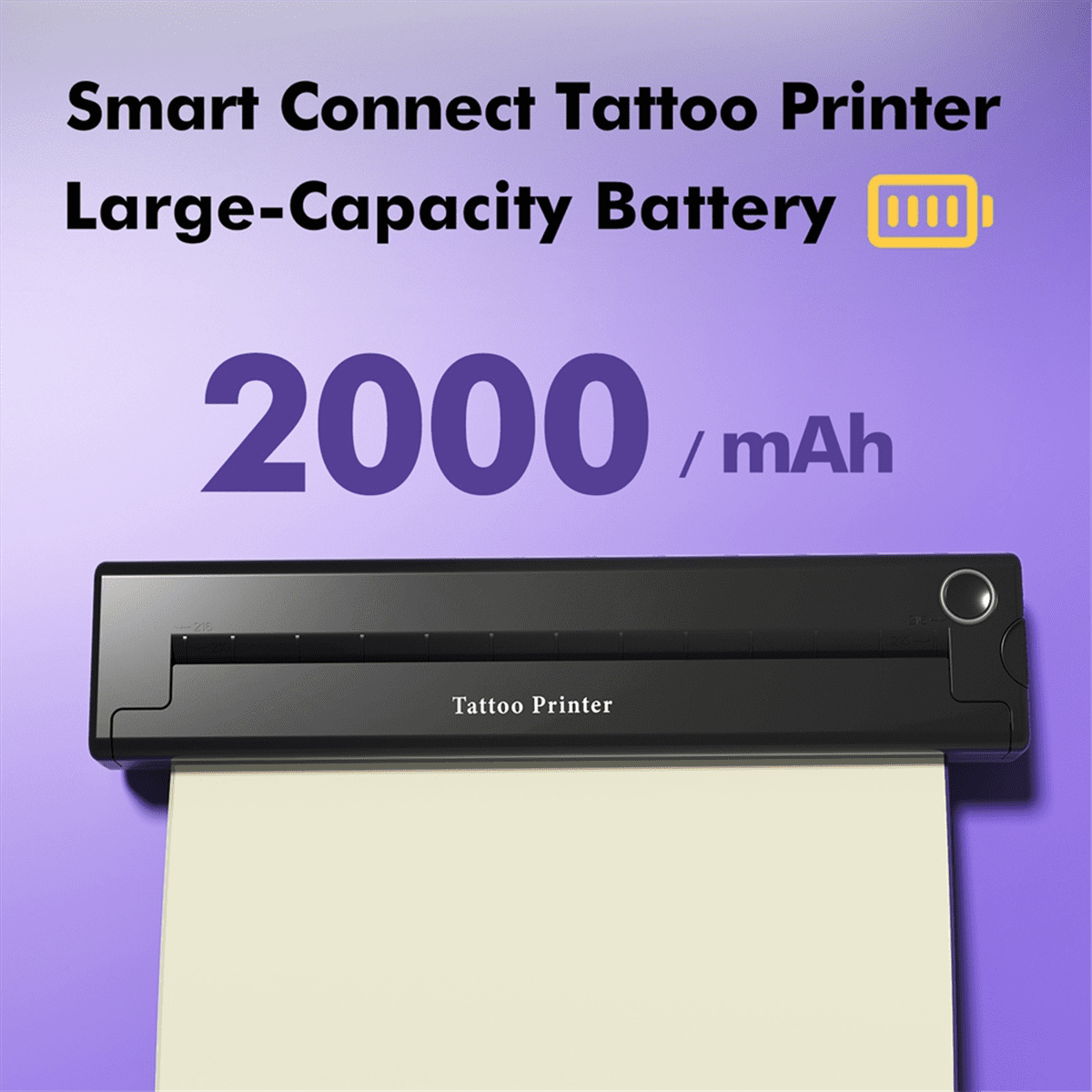 A4 Portable Printer Wireless Thermal Bluetooth Tattoos Printer Mini Thermal Printer A4 Paper Photo Printer