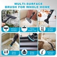 thumbnail image 5 of Steam Cleaner, 1500W 10s Fast Heat-Up,Steamer for Cleaning with 44oz Water Tank,14 Cleaning Attachments for Cleaning Stubborn Stains,Grease,Floors,Couches & Cars,Black, 5 of 7