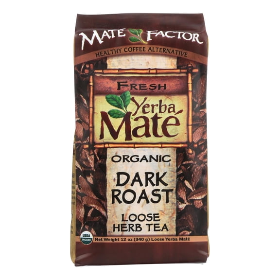 Mate Factor Dark Roast Yerba Mate, 12 Oz
