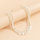 thumbnail image 3 of Cadena sin colgante collar de perlas collar de encanto natural, encanto temperamento desgaste collar de perlas, 3 of 5
