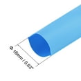 thumbnail image 2 of Uxcell Heat Shrink Tubing Ratio Shrinkable Tube Cable Sleeve 23ft Blue mm 16, 2 of 6