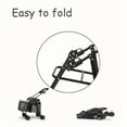 thumbnail image 3 of Foldable Pet Stroller Dog Pram, Lightweight Mesh Four-Wheel Cat Dog Carrier with Cup Holder and Storage Basket for Small/Medium Pets, Black, 3 of 7