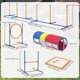 thumbnail image 3 of PawHut Dog Agility Training Equipment, 11-Piece Dog Obstacle Course, 3 of 10
