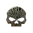 thumbnail image 1 of 1Pcs Pegatinas De Aluminio 3D Emblema Harley-Davidson LOGO compatible Motocicleta Pegatina Escape Moto Silenciador Para Dyna Street Bob Rider XL 883 Electra Glide Road King huangjie unisex, 1 of 2