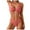 Pink, variant on vigerkar Bikini Set for Women V Neck Knot Front Push Up High Leg Thong Two Piece Swimsuit (Pink, L)