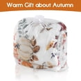 thumbnail image 6 of Fall Thanksgiving Blankets,Pumpkin Maple Leaf Flower Farmhouse Blanket Throw,Thanksgiving Fall Flannel Fleece Throw Blanket for Home Living Room Couch Bed Chair or Dorm Decor 60"x50", 6 of 6