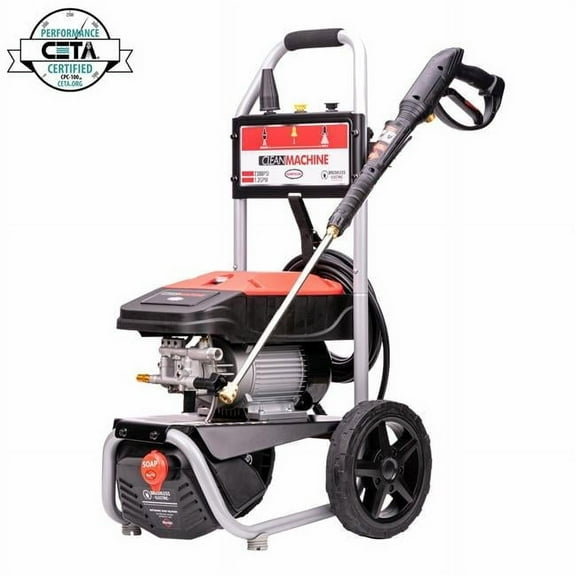 Simpson Clean Machine 2300 PSI at 1.2 GPM Cold Residential Electric Pressure Washer, Turbo Nozzle