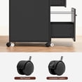 thumbnail image 6 of VASAGLE File Cabinet, Mobile Filing Cabinet with Wheels, 2 Drawers, Open Shelf, for A4, Letter Size, Hanging File Folders, Charcoal Gray and Black, 6 of 9