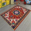 thumbnail image 1 of LaModaHome Non-Slip Rug Vintage Turkish Rug Washable Mat Child Stain Resistant Living Room Kitchen Carpet - Size: 2X3,3ft(60X100cm), 1 of 5
