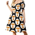 thumbnail image 1 of Universidad de Tennessee 142 Vestido de manga corta Vestido de invitada de boda 2025 Vestido de verano Hada Falda de mujer, 1 of 7