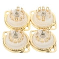 thumbnail image 3 of 4pcs Versatile 9-Pin Ceramic Tube Socket Audio Equipment Amplifiers Tube Sockets DIY Projects Tube Sockets Replacement Part, 3 of 9