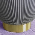 thumbnail image 4 of First of a Kind  Modern White Drum Coffee Table - Stylish Home Decor - N/A Grey, 4 of 6