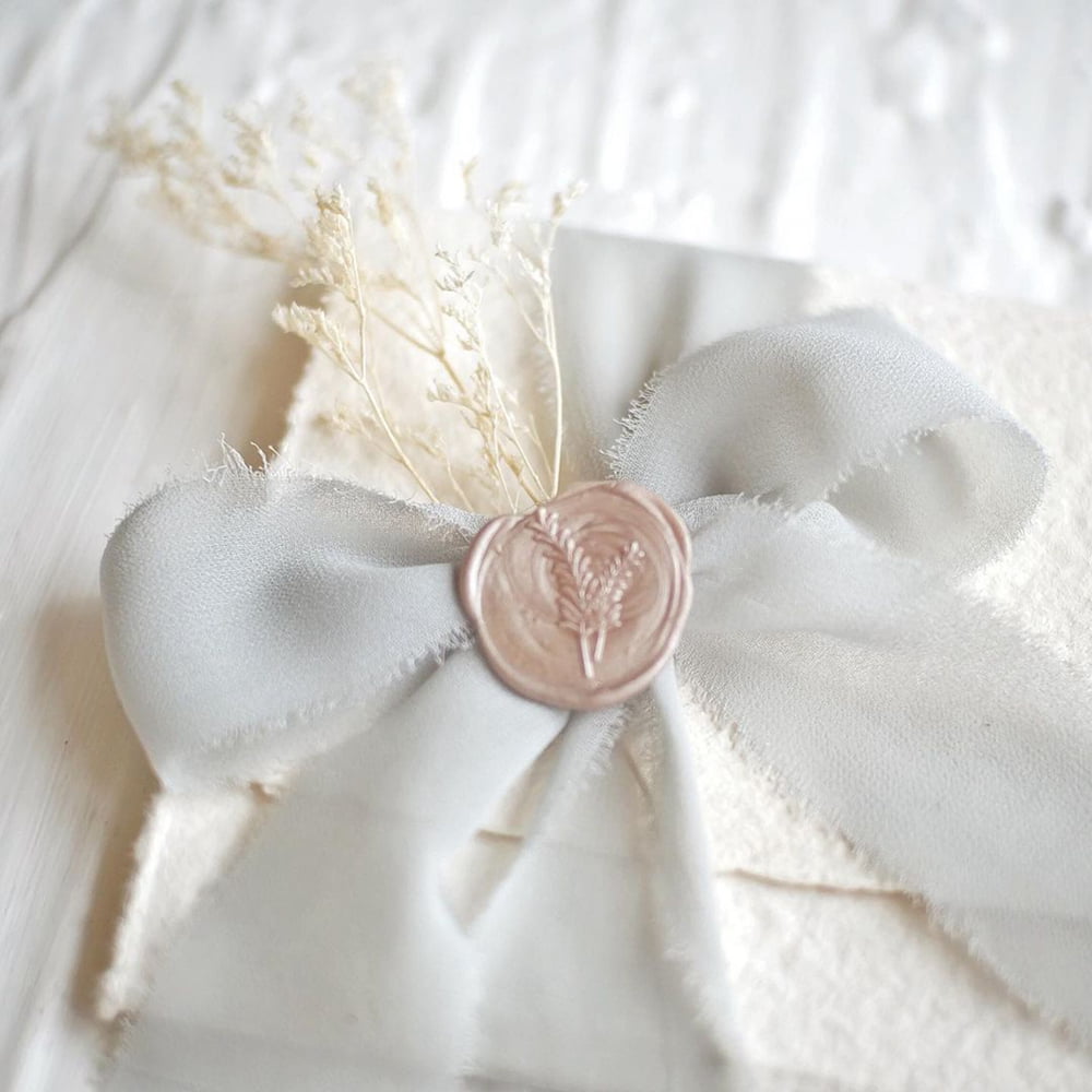  Mlurcu White Fringe Chiffon Silk Ribbon 1-1/2 Inch x 40Yd  Ribbons Set Handmade Frayed Fabric Ribbon Boho Cloth Ribbon for Wedding  Invitation Bridal Bouquet Gift Wrapping DIY Crafts : Everything Else