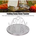 thumbnail image 3 of MUNEFE Stainless Camping Toaster Toaster Rack, Toaster Bread Toaster Holder Rack, Steel Cam Toaster Rack for becue Parties and Outdoor Picnics, 3 of 8