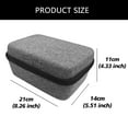thumbnail image 3 of Portable EVA Hard Carrying Storage Box Case Waterproof Pouches for HY320 Video Projectors, 3 of 12
