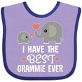 thumbnail image 3 of Inktastic Grandkids Best Grammie Ever Boys or Girls Baby Bib, 3 of 4