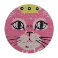 thumbnail image 4 of Orinice Cute Cat Round Table Cover Stain Resistant Washable Indoor Outdoor Tablecloth Kitchen Dining Wedding Parties Picnic Camping 100% Polyester Mother's Day 46-50, 4 of 8