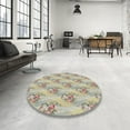 thumbnail image 4 of Ahgly Company Machine Washable Indoor Rectangle Transitional Dark Almond Brown Area Rugs, 7' x 10', 4 of 7