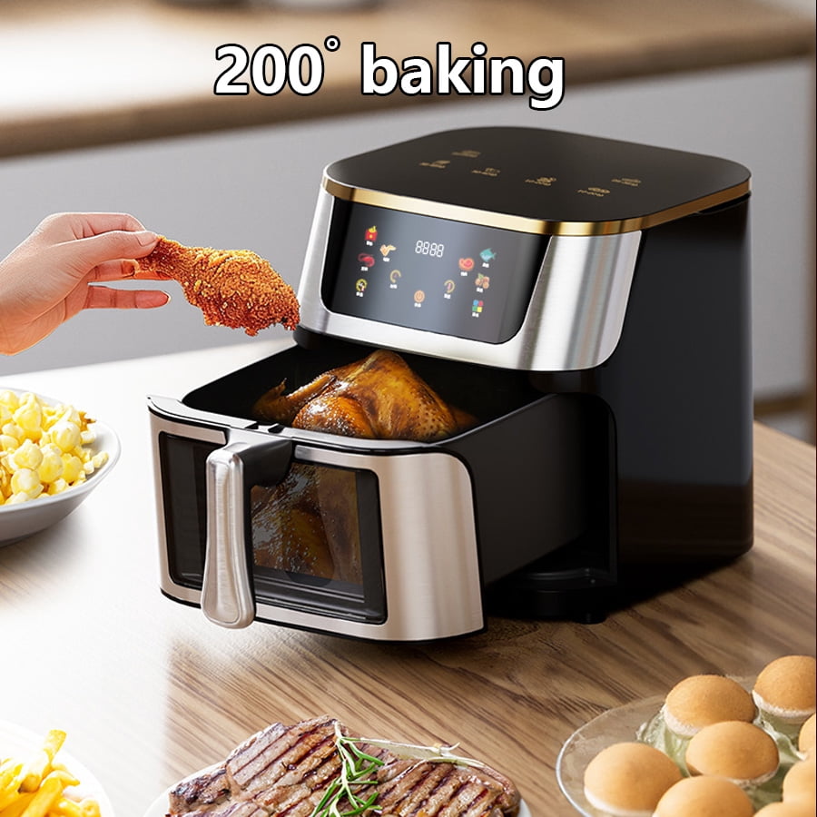 Air fryer, with perspective air fryer, air fryer, grill, replay, dehydrate, grill, steam