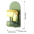 thumbnail image 3 of Needhep Portable Door Hanger Door Hooks Heavy Duty Hooks For Walls No Damage, Slat Wall Hanging Hooks Hangers Multiple Uses Portable Coat Hooks, For Wall Window (Green), 3 of 3