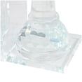 thumbnail image 5 of DecMode 4" Oversized Chess Clear Crystal Bookends with Cut Crystal Designs (Set of 2), 5 of 12