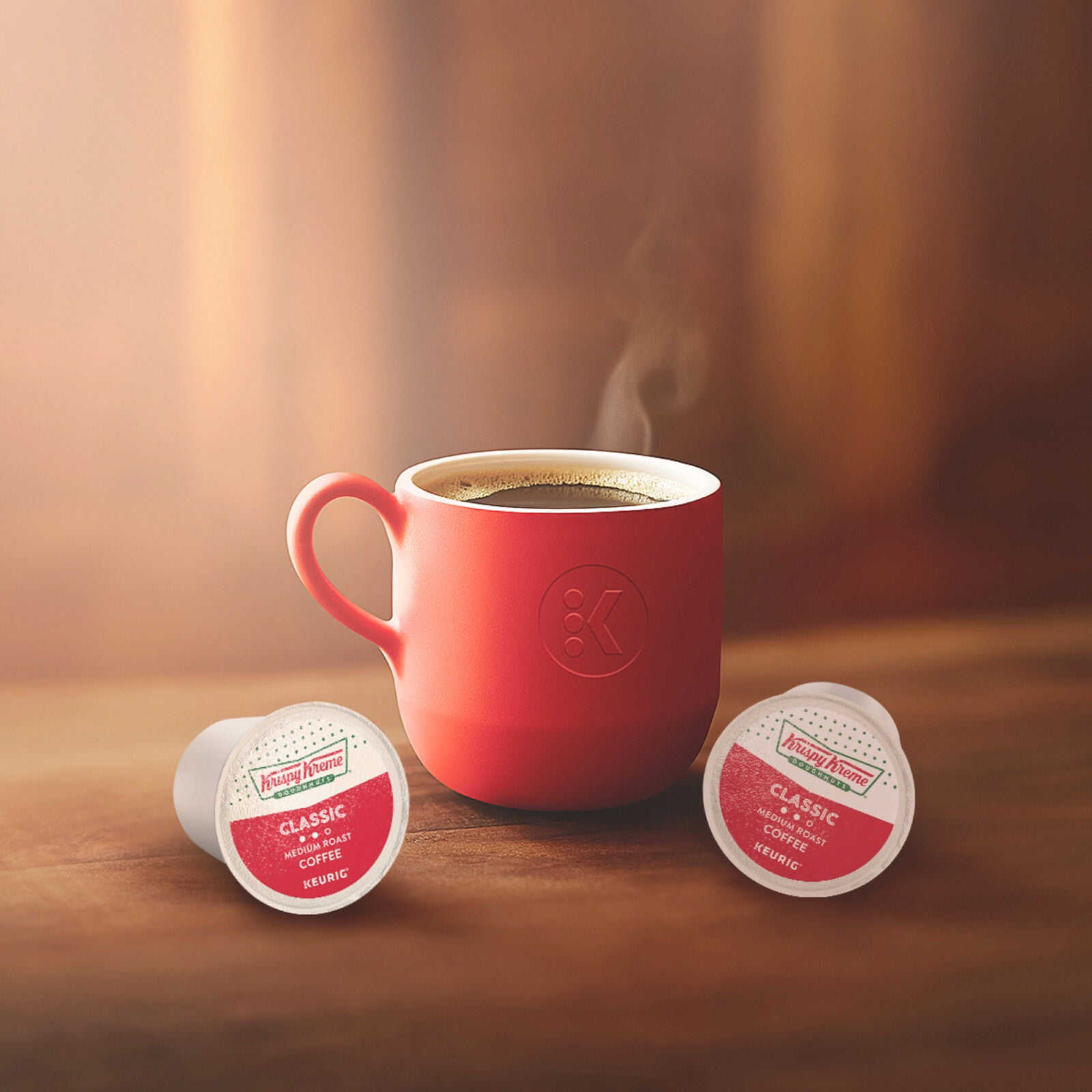 Krispy Kreme Classic, Single-Serve Keurig K-Cup Pods, Medium Roast Coffee, 24 Count