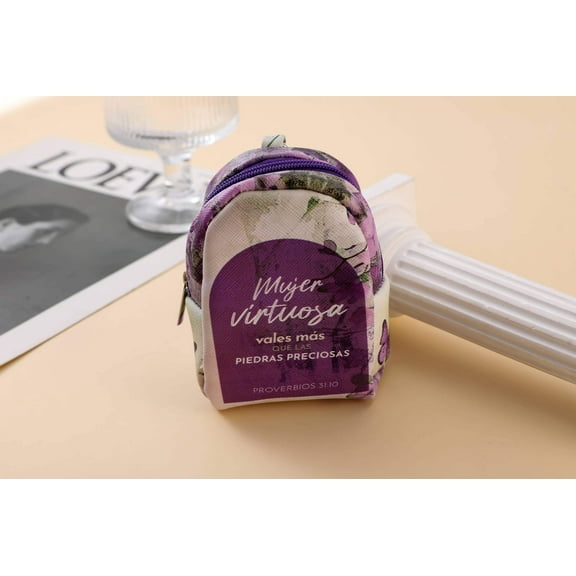 Llavero Mochila  Monedero – Mujer Virtuosa