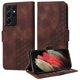 thumbnail image 1 of Funda GANGXUN para Samsung Galaxy S21 Ultra con diseño acolchado elegante, cuero PU, protección total y ajuste preciso, 1 of 5