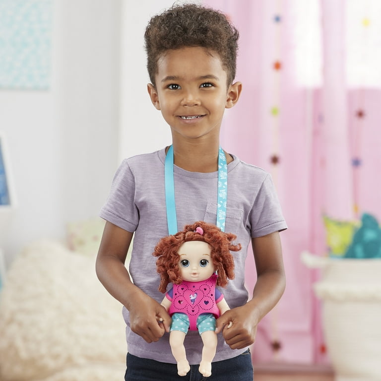 Baby Alive Littles Carry 'n Go Squad, Little Zoe Doll with Carrier
