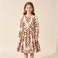 thumbnail image 2 of MEZZALL Girls Floral Dresses Waist A-Line Party Dress Summer Beach Travel For Little Kid Adorable Sundress, 2 of 9