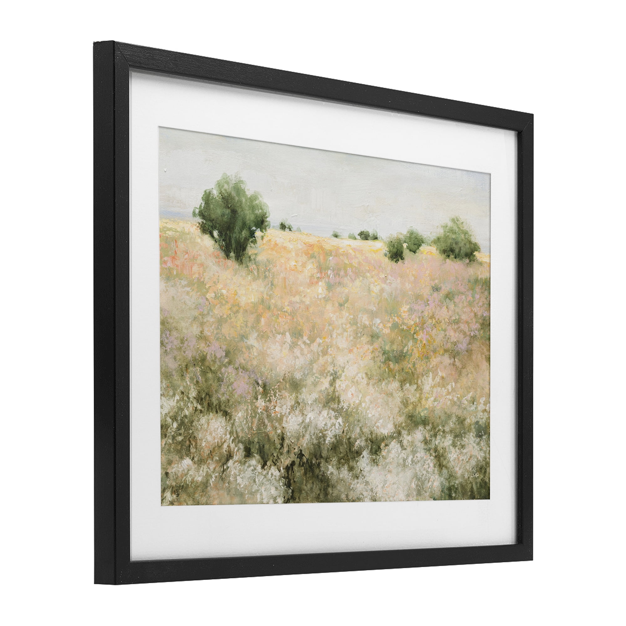 Stupell Industries Pastoral Freedom Field Black Framed Print Under Glass, design by Julia Purinton
