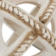 thumbnail image 2 of Natural Wooden Rope Decorative Orb, 2 of 3