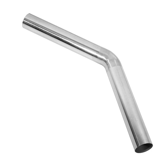 Unique Bargains 45 Degree Bend 2" OD Car DIY Custom Mandrel Exhaust Pipe 11.81 Inch End to End T304 Stainless Steel
