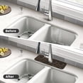 thumbnail image 4 of Sikiie Decorative Feathers Splash Guard for Sink Faucet-1 PC Super Absorbent Fast Drying Mat Sink Gadgets-Splash Guard for Kitchen, Sink Mat, 4 of 7