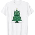 thumbnail image 1 of Camiseta de disfraz de gato con árbol de Navidad, 1 of 2