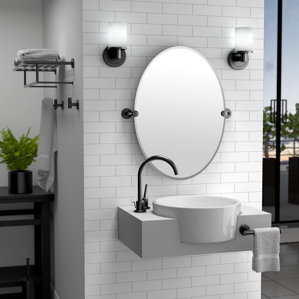 Gatco 1291MX Latitude II All Modern Décor 6.5" Double Robe Hook, Matte Black