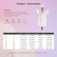 thumbnail image 7 of iiniim Womens Angel Flare Sleeve Chiffon Dress with Headband Feather Wings Halloween Outfit Ivory M, 7 of 7