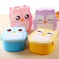 thumbnail image 4 of Portable Plastic Children Students Lunch Box Bento Box Food Container Dinnerware Food Container, 4 of 6