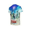 thumbnail image 5 of The Legend of Zelda 3D Printed T-Shirt Crewneck Graphic Short Sleeve Tees for Boys Girls, 5 of 7