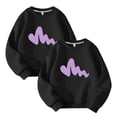 thumbnail image 1 of Posijego Lot de 2 Chandails Molletonnés Filles Garçons Col Rond Manches Longues Chandail Enfants Décontracté Athlétique Coton Chandails Molletonnés, 1 of 2
